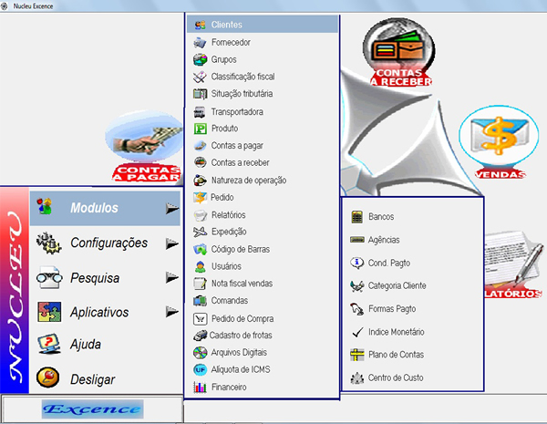 Modulos Sistema Nucleu Exence